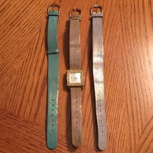 Vernier rhinestone watch
